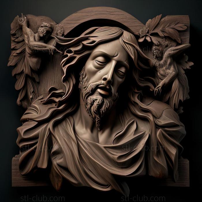 3D model st jesus (STL)